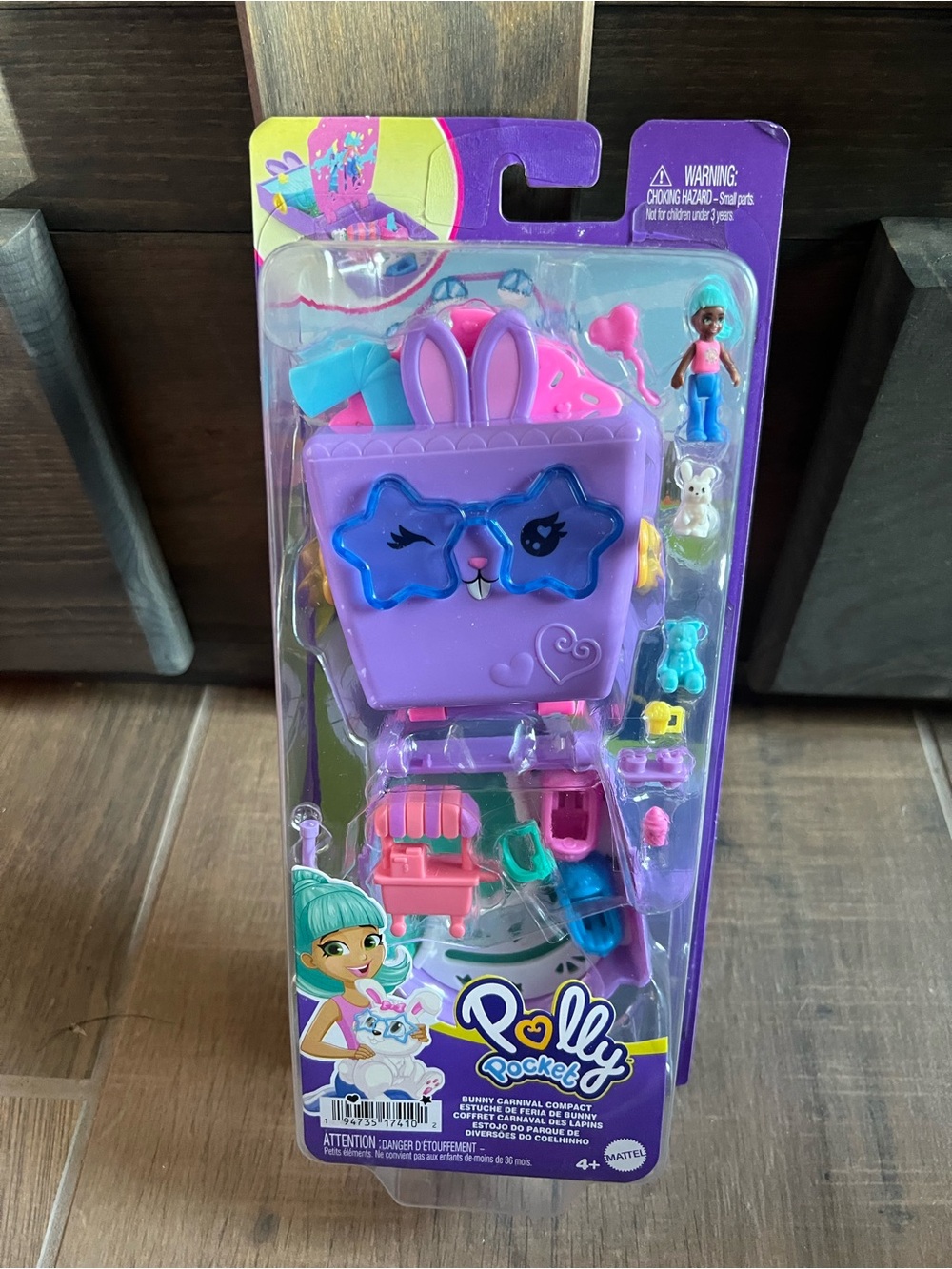 Polly Pocket Bunny Carnival Compact Playset NIB $12